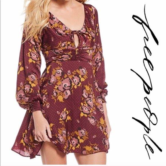 Free People Dresses & Skirts - Free people dress, floral picnic cutout